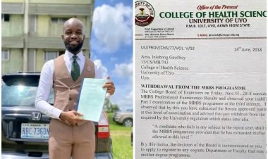 From Medical School Setback to Academic Triumph, Ama Iniobong Geoffrey's Inspiring Journey