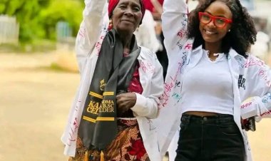 Reactions as Grandmother Celebrated Her Granddaughter Graduation at UNIJOS