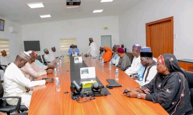 BOSU Vice-Chancellor Pays Courtesy Visit on Pro-Chancellor and Chairman of Governing Council, Alhaji (Dr.) Muhammadu Indimi