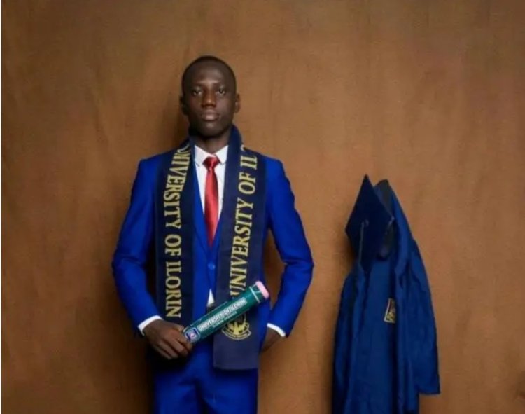 University of Ilorin Student Lukmon Sanni Emerged as the Overall Best Graduating Student in Business Education