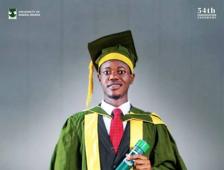 Stanley Graduates with First Class Honours in Civil Engineering from UNN