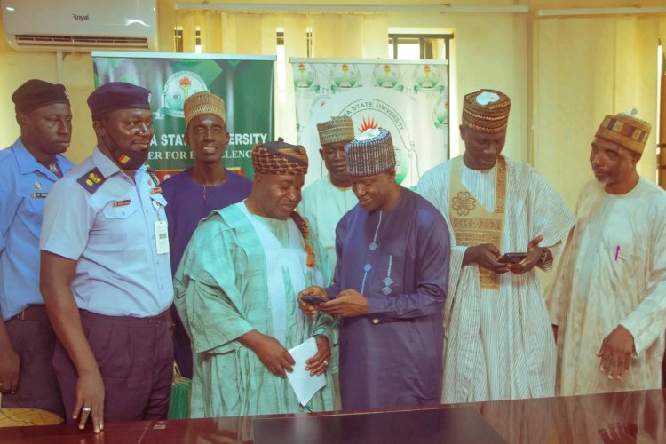 Ungwan Rimi Community Pays Courtesy Visit to KASU Vice Chancellor