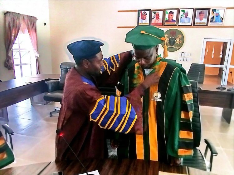 Rector of Federal Polytechnic Bauchi Conferred with Fellowship