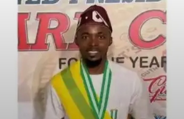 Andrew Paul Nkom Honored with President’s NYSC Award