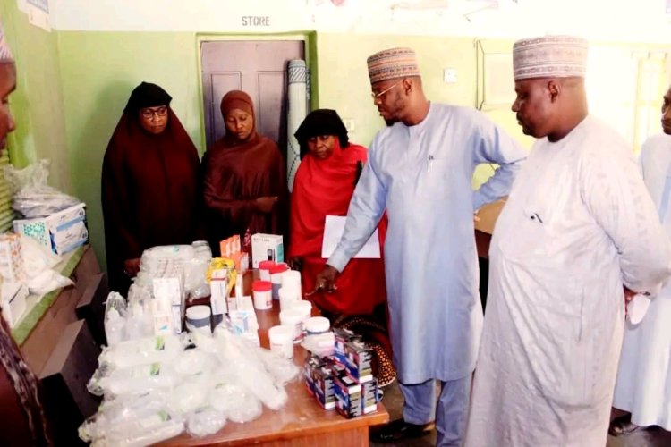 College of Education and Legal Studies Nguru handed over donated drugs to the College Clinic