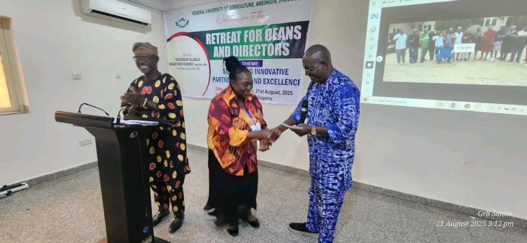 Responsibilities of Leaders are to Solve Problems –  FUNAAB VC Charges Deans, Directors