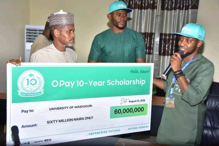 University of Maiduguri Partners with OPay for ₦1.2 Billion Scholarship Scheme