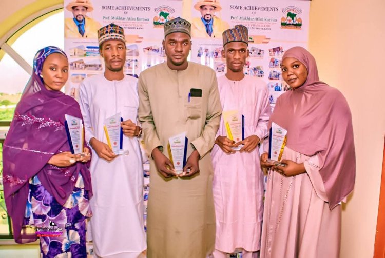 Northwest University Kano VC Presents Awards to Best Graduating Chemistry Students