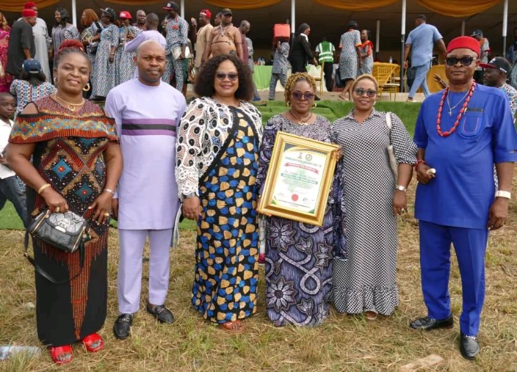 Rector of Federal Polytechnic Oko Honoured with Prestigious Title