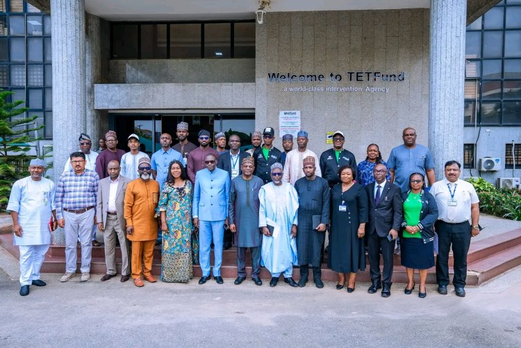 Nile University VC Pays Courtesy Visit to TETFund Executive Secretary