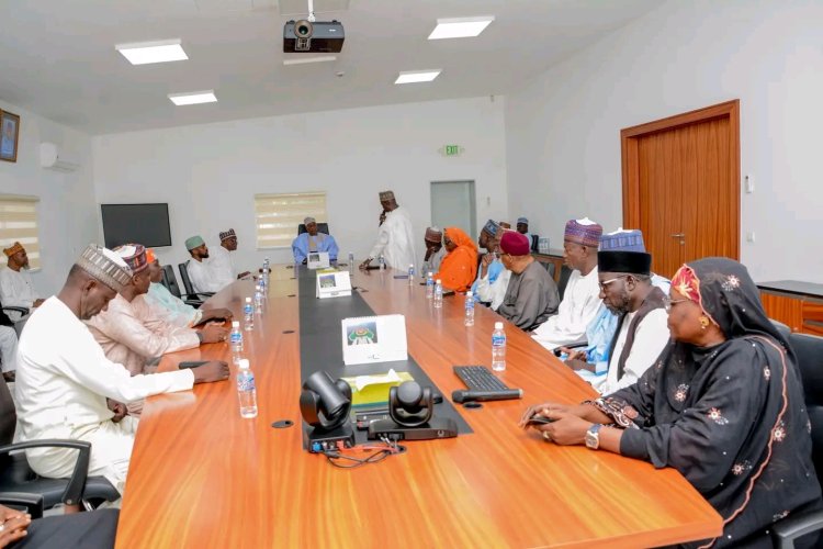 BOSU Vice-Chancellor Pays Courtesy Visit on Pro-Chancellor and Chairman of Governing Council, Alhaji (Dr.) Muhammadu Indimi