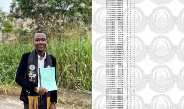 Olabisi Onabanjo University Graduate Samuel Oyindamola Achieves Academic Excellence With First-class Honors In Zoology