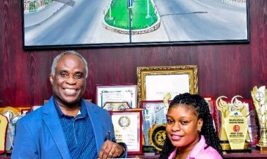 UCH CMD Congratulates Ajarat Ajibola on Career Advancement
