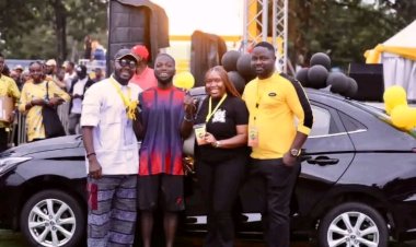UNIBEN Student Drives Away with Brand-New Car at MTN Campus Invasion