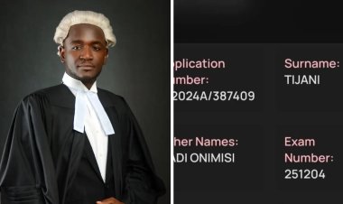 Meet Hadi Tijjani Onimisi, A Distinguished Law Graduate with First Class Honours from the Nigerian Law School