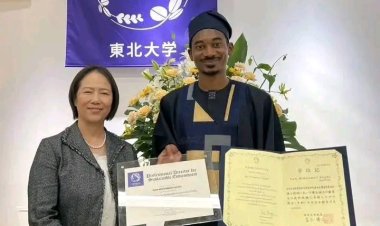 Nasarawa Son, Mohammed Isah, Bags PhD in Environmental Studies from Tohoku University, Japan