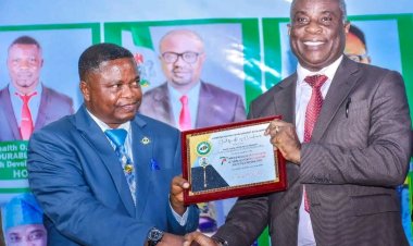 Prof. Jesse Otegbayo, CMD of UCH Ibadan, Receives Meritorious Award at African Youth Development Parliament