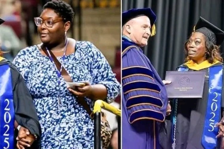 54YearOld Blind Woman Earns Master’s Degree with Distinction at U.S