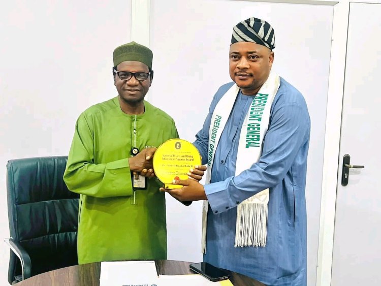 NSUK Registrar Dr. Bala I. Ahmed Honored with Prestigious Peace Award