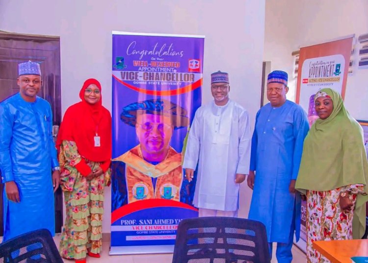Zenith Bank Gombe Branch Congratulates Gombe State University Vice Chancellor