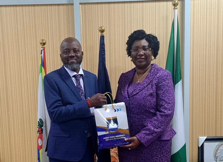 LASU Vice-Chancellor Receives Courtesy Visit from Ojaja University Vice-Chancellor