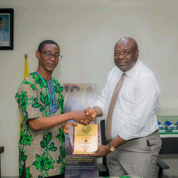 Ogun State Institute of Technology Rector Honored for Eco-Friendly Initiatives
