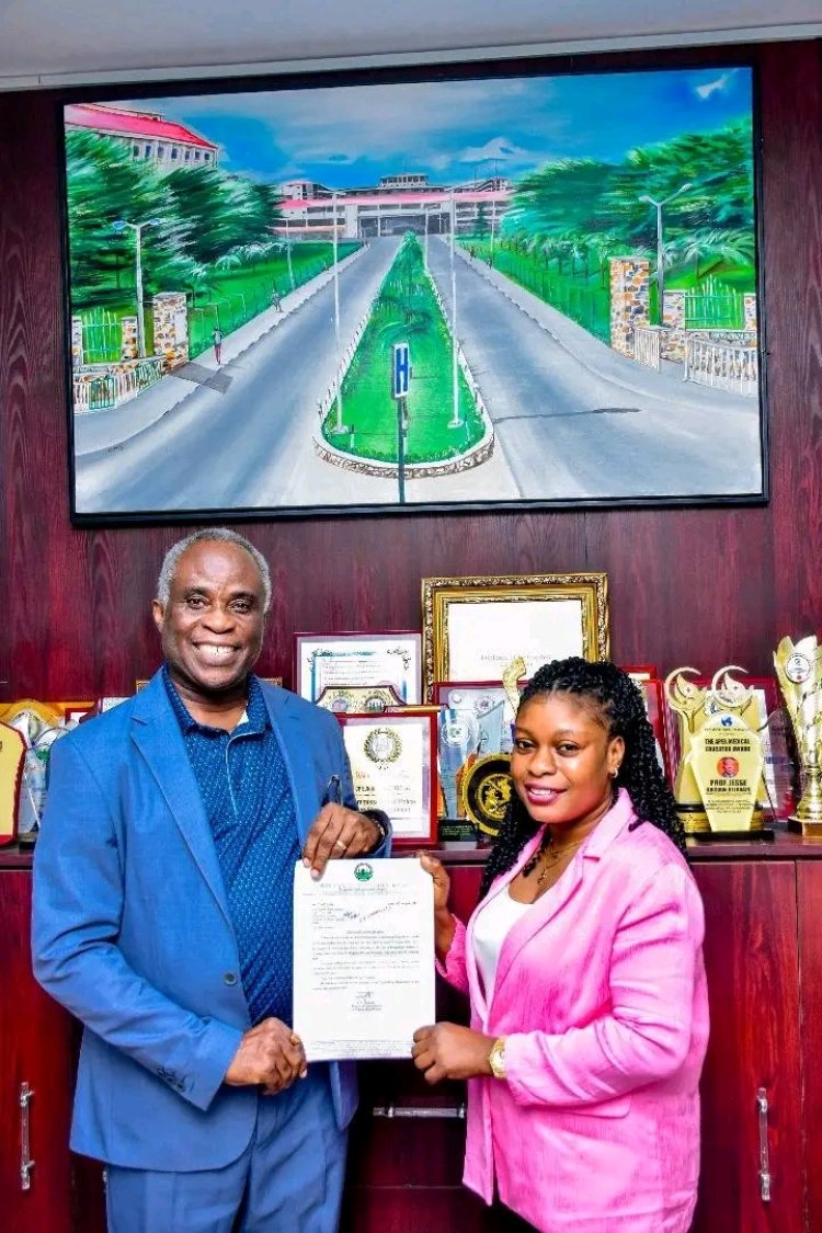 UCH CMD Congratulates Ajarat Ajibola on Career Advancement