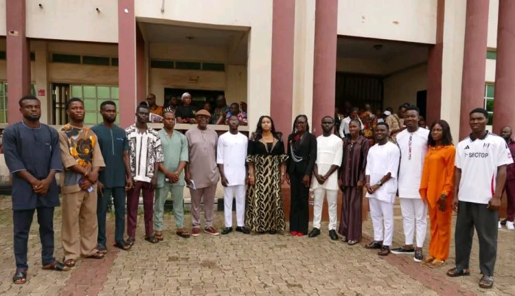 Federal Polytechnic Oko's Rector Inaugurates New SUG Executive