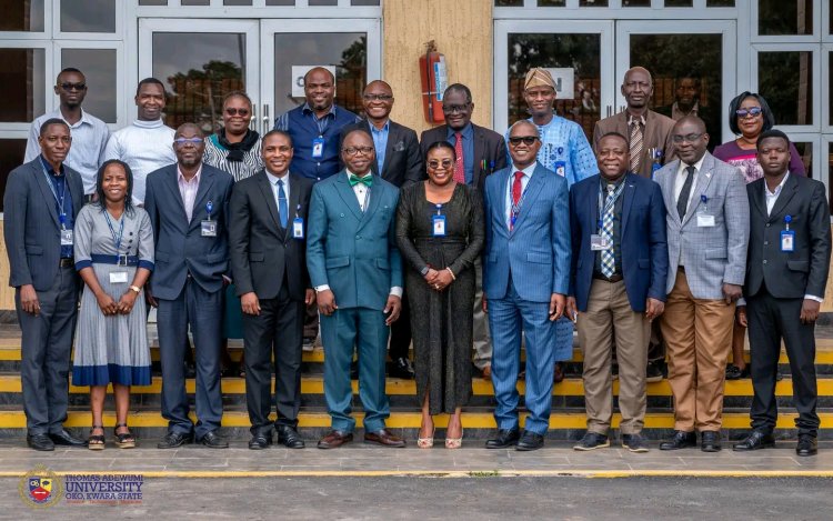 Thomas Adewumi University Hosts Redeemer's University Delegation on Strategic Visit