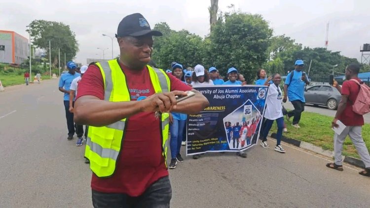 University of Jos Celebrates Golden Milestone with Walk and Health Awareness Campaign