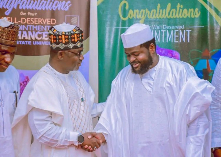 Philanthropist and Founder of Velocity Humanitarian Foundation Visits Gombe State University Vice-Chancellor