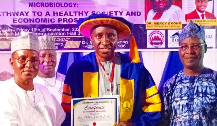 Prof. Makut Receives Prestigious Fellowship Award at Nasarawa State University