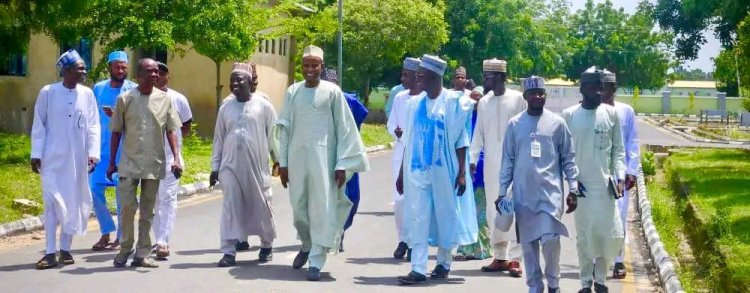 AUSU VC Receives Colleagues and Senior Administrators from BUK