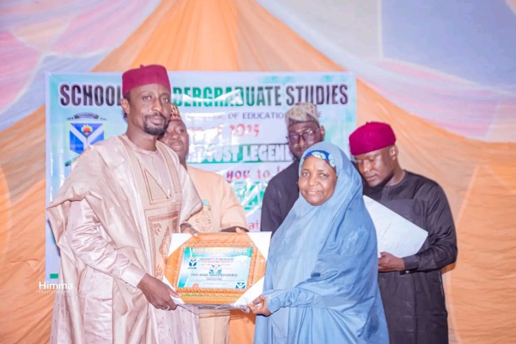 Aminu Saleh College of Education Honors Provost with Award of Excellence