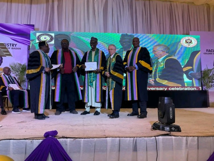 International College of Dentists confers Honorary Fellowship on ABU Vice-Chancellor