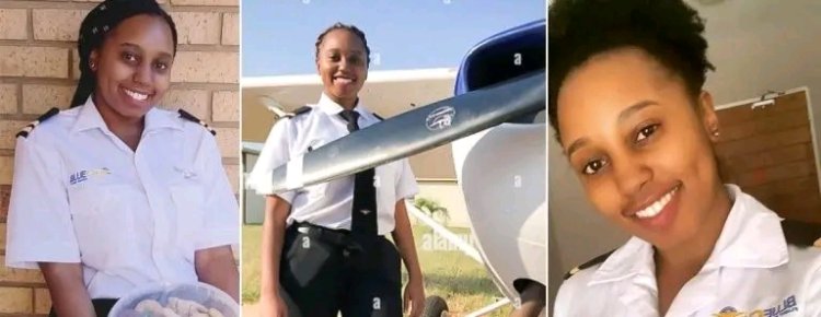 Young African Lady Whose Mother Sold Biscuits to Fund Her Dreams Finally Becomes a Pilot