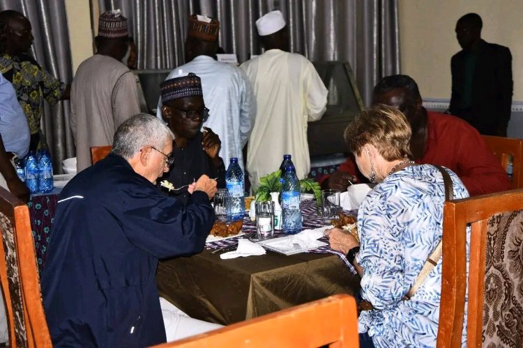 ABU Hosts Dinner for Visiting ICD President