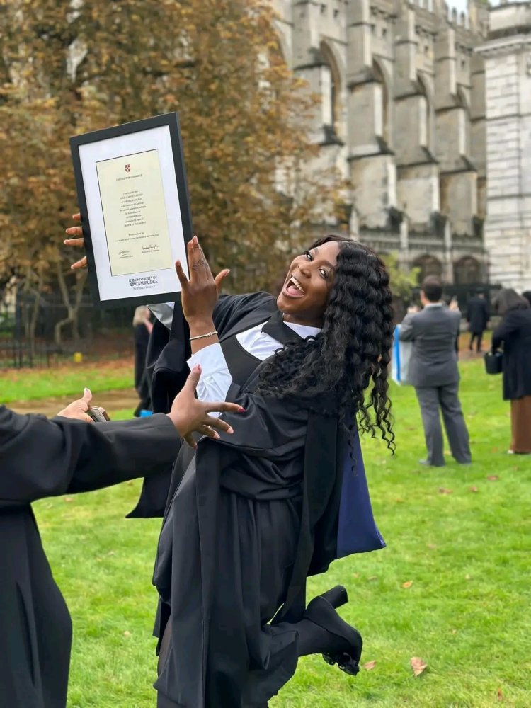 ATBU Alumna Angela Dooshima Shines at University of Cambridge