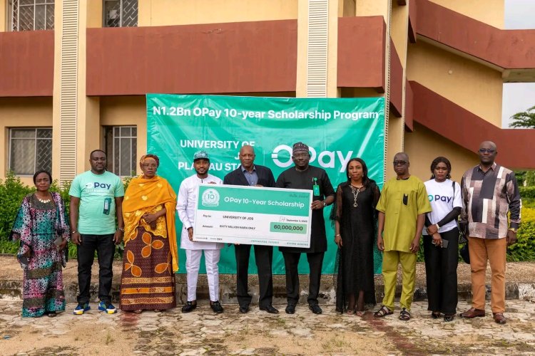 University of Jos Partners OPay for ₦1.2 Billion Scholarship Programme
