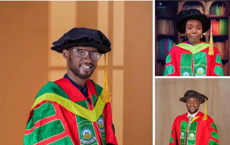 UNIOSUN Alumni Celebrate Three New PhD Holders