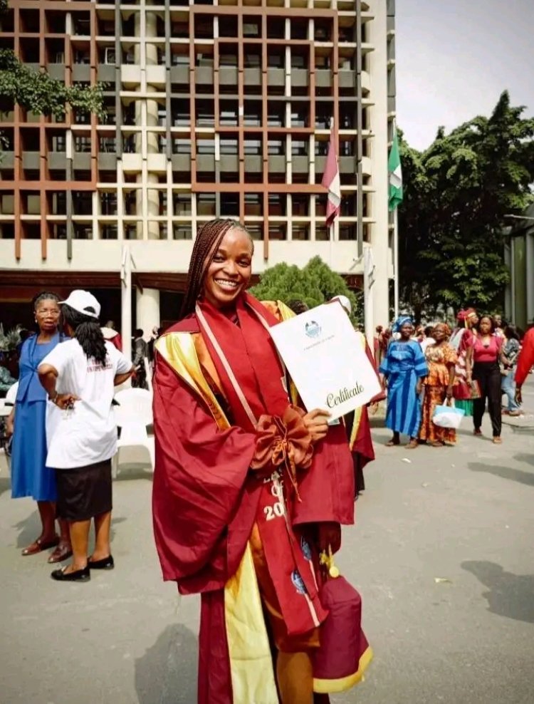 Abiola Shalom Olayemi Emerges with First Class Honours from University of Lagos