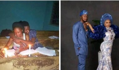 Ekiti State University Students who used to read together in night classes wed after several years of friendship