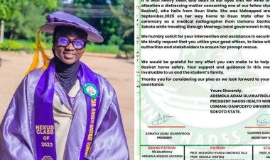 NAOSS-UDUS Solicits Support for Rad Basirat in Kidnappers Captivity