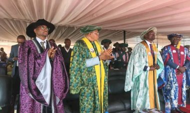 AKSU Acting Vice-Chancellor Attends COE Combined Convocation Ceremony
