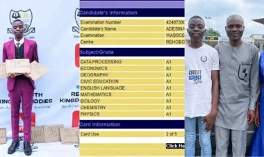 “We Can’t Afford University” – Brilliant Student with 9As in WAEC Stuck at Home