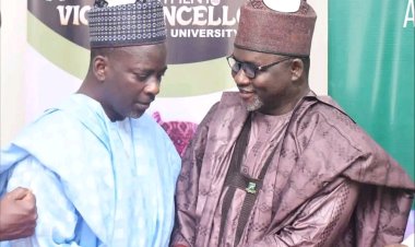FCET Gombe Management Pays Sympathy Visit to GSU Following Fire Incident