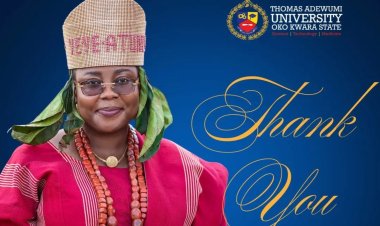 Thomas Adewumi University Vice-Chancellor Expresses Gratitude for Installation Celebration