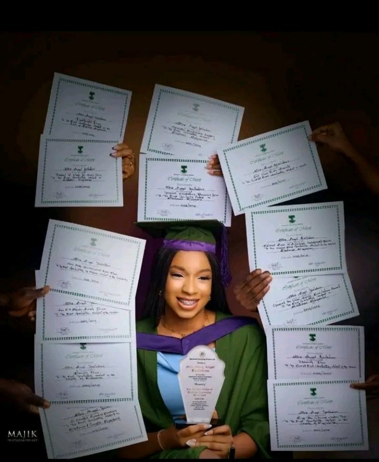 UNN Graduate Angel Mba Emerges Overall Best Graduating Student with Stellar CGPA