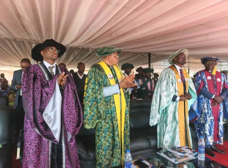AKSU Acting Vice-Chancellor Attends COE Combined Convocation Ceremony