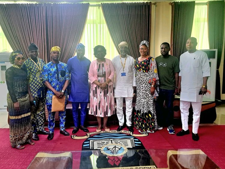 LASU Senior Staff Club Pays Courtesy Visit to Vice-Chancellor